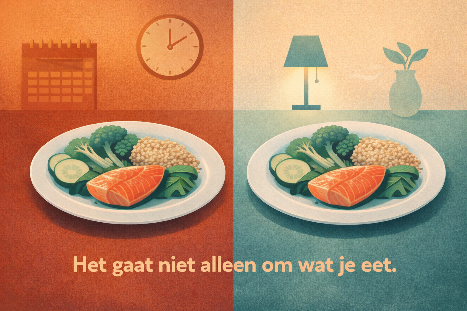 Darmgezondheid: hetzelfde gezonde eten verwerkt anders bij stress en herstel